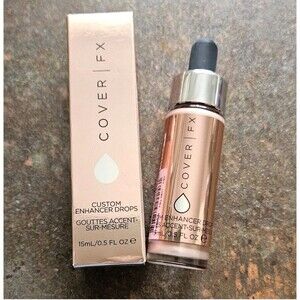 COVER FX Custom Enhancer Drops, SHADE: BLOSSOM - 0.5 FL. OZ. - New In Box
